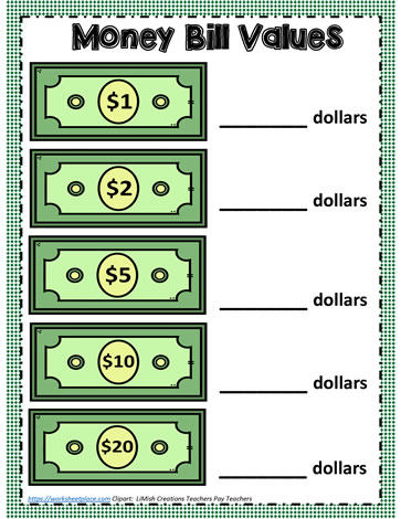 Money Bill Values